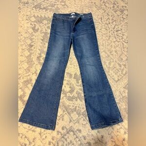 Sofia Vergara Blue Flare Jeans for Women